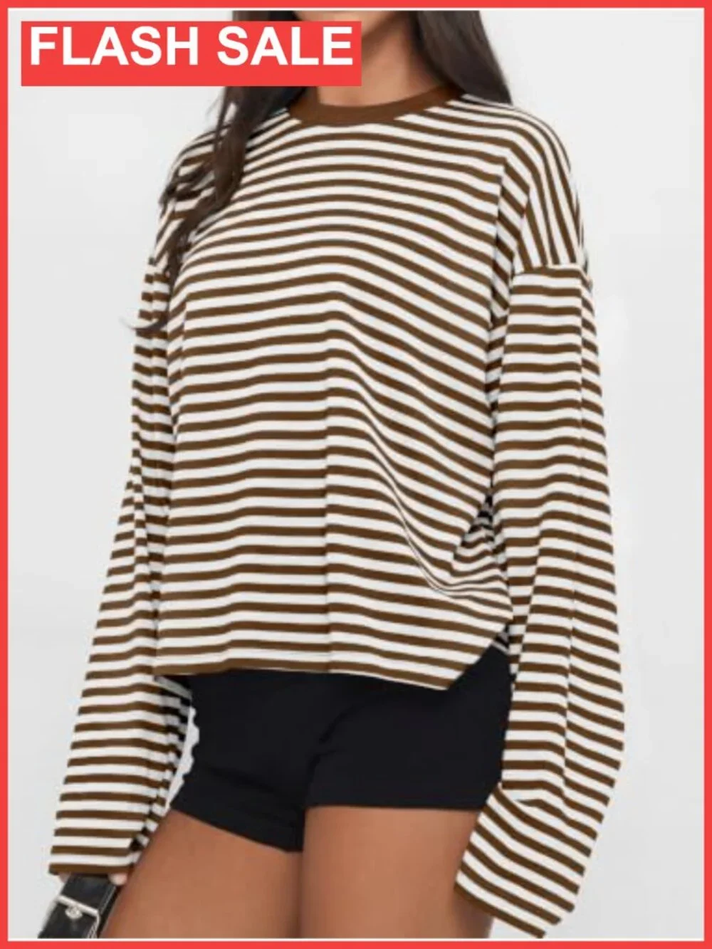 N/A oversized striped